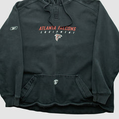 Atlanta Falcons Reebok 2000s Hooded Pullover Sweatshirt Black Vintage | Fanatics