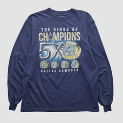 Dallas Cowboys Cowboys Team Apparel 2000s Long Sleeve T-shirt Navy Vintage | Fanatics