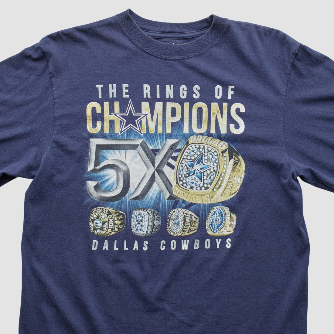 Dallas Cowboys Cowboys Team Apparel 2000s Long Sleeve T-shirt Navy Vintage | Fanatics