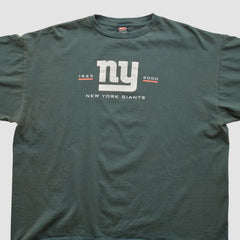 New York Giants 2000s T-shirt Green Vintage | Fanatics