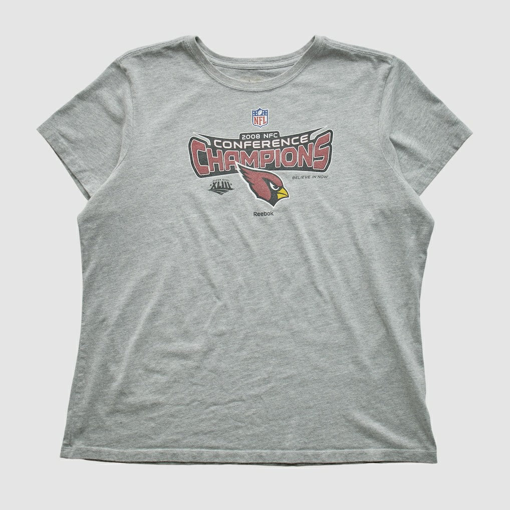 Arizona Cardinals Reebok 2008 T-shirt Heather Gray Vintage | Fanatics