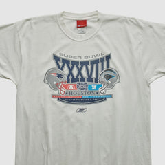 New England Patriots Reebok 2004 T-shirt White Vintage | Fanatics