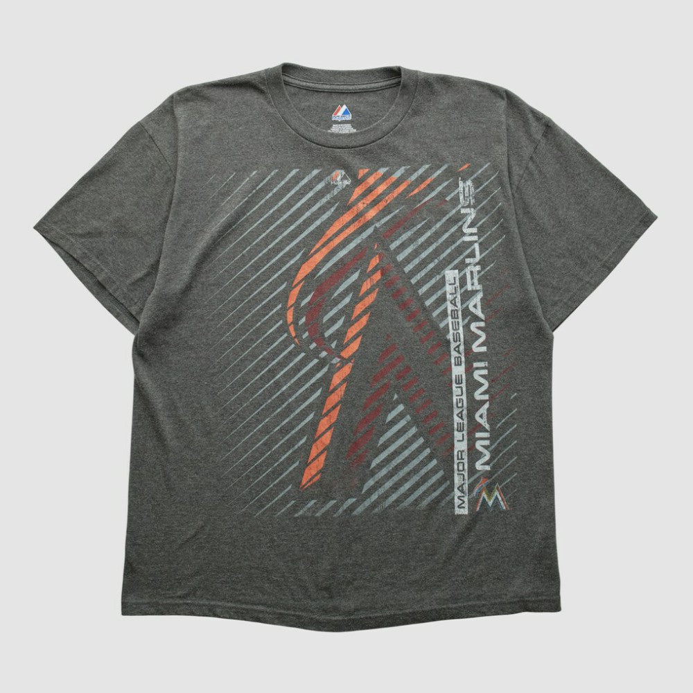Miami Marlins Majestic 2000s T-shirt - MLB
