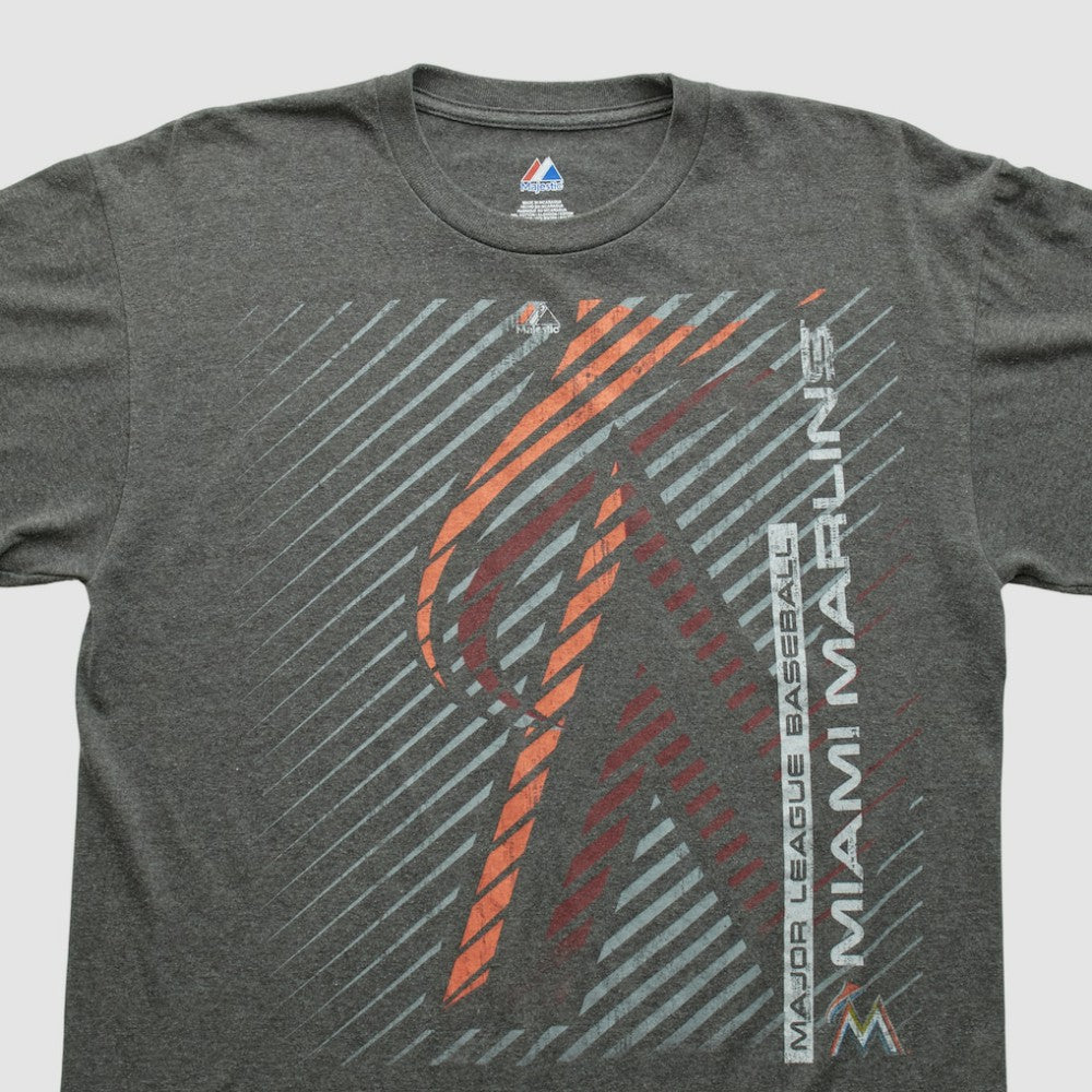 Miami Marlins Majestic 2000s T-shirt - MLB