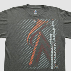 Miami Marlins Majestic 2000s T-shirt - MLB