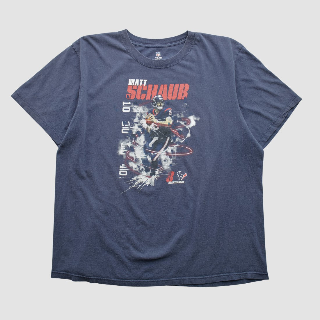 Matt Schaub NFL 2000s T-shirt Navy Vintage | Fanatics