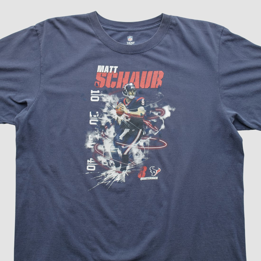 Matt Schaub NFL 2000s T-shirt Navy Vintage | Fanatics