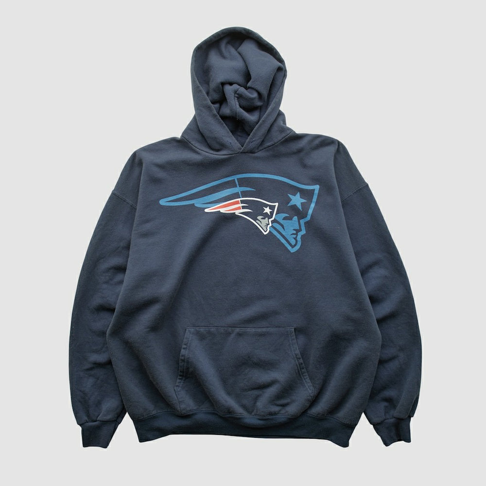 New England Patriots NFL 2010s Hooded Pullover Sweatshirt Navy Vintage | Fanatics