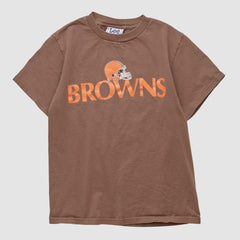 Cleveland Browns Lee Apparel 90s T-shirt Brown Vintage | Fanatics