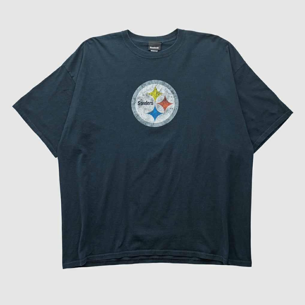 Pittsburgh Steelers Reebok 2000s T-shirt Black Vintage | Fanatics