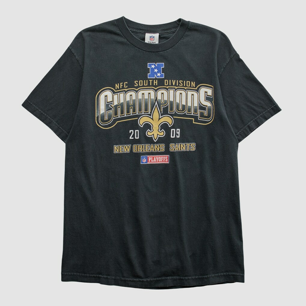 New Orleans Saints NFL 2009 T-shirt Black Vintage | Fanatics