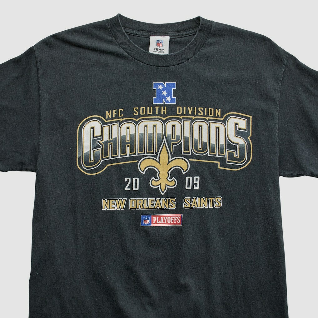 New Orleans Saints NFL 2009 T-shirt Black Vintage | Fanatics