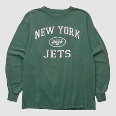 New York Jets NFL 2000s Long Sleeve T-shirt Green Vintage | Fanatics