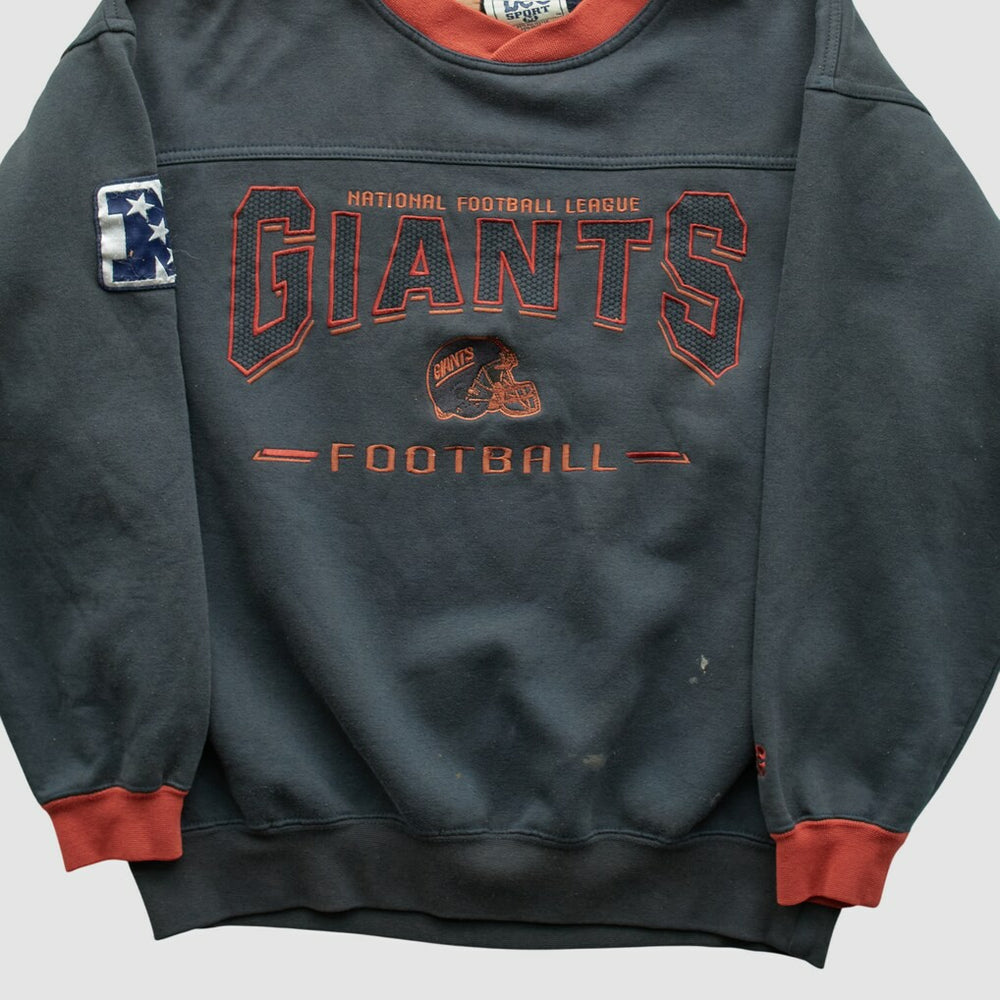 New York Giants Lee Apparel 90s Pullover Sweatshirt Charcoal Vintage | Fanatics