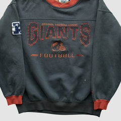New York Giants Lee Apparel 90s Pullover Sweatshirt Charcoal Vintage | Fanatics