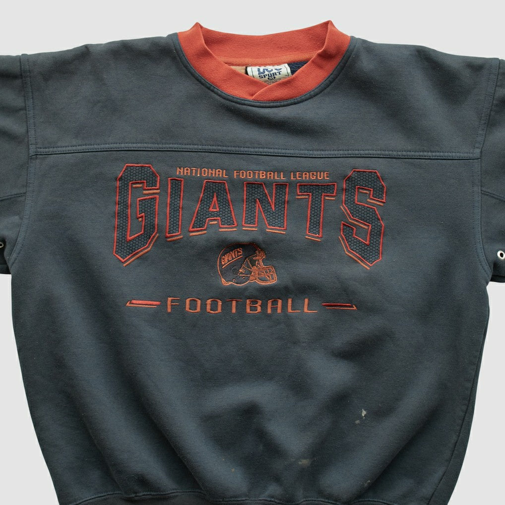 New York Giants Lee Apparel 90s Pullover Sweatshirt Charcoal Vintage | Fanatics
