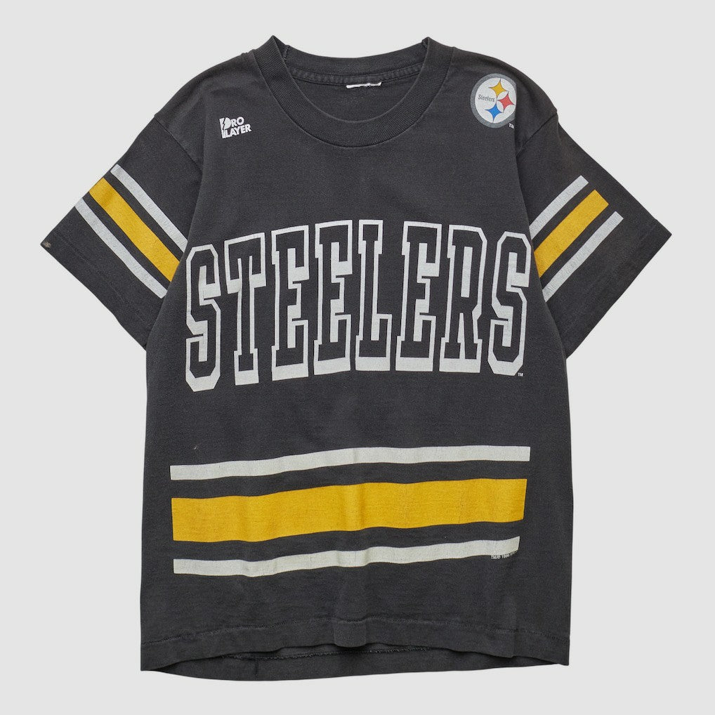Pittsburgh Steelers Pro Player 90s T-shirt Black Vintage | Fanatics