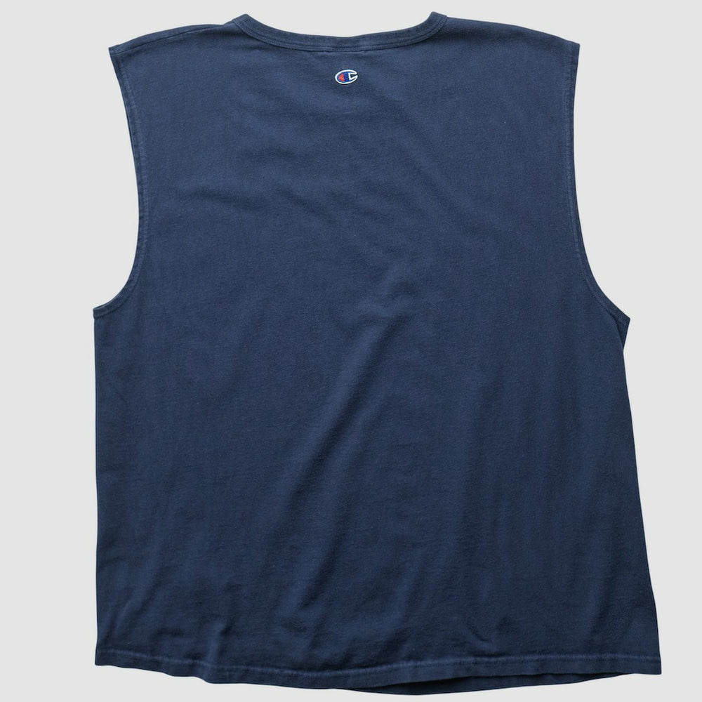 Chicago Bears Champion 90s Tank Navy Vintage | Fanatics