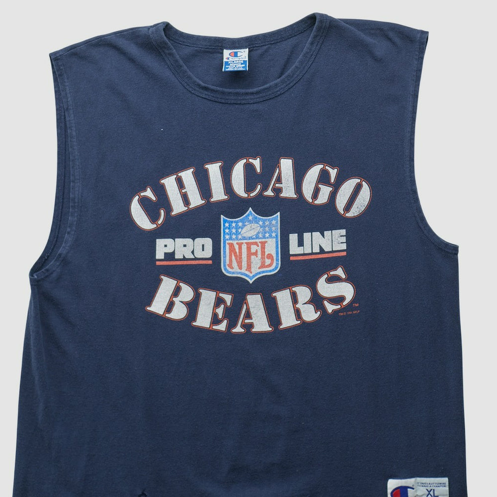 Chicago Bears Champion 90s Tank Navy Vintage | Fanatics
