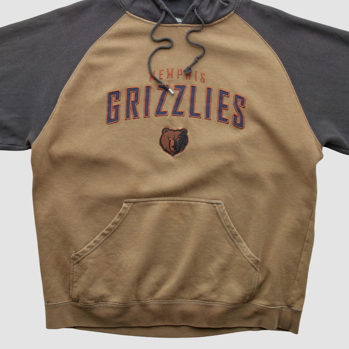 Memphis Grizzlies Reebok 2000s Hooded Pullover Sweatshirt Clay Vintage - NBA