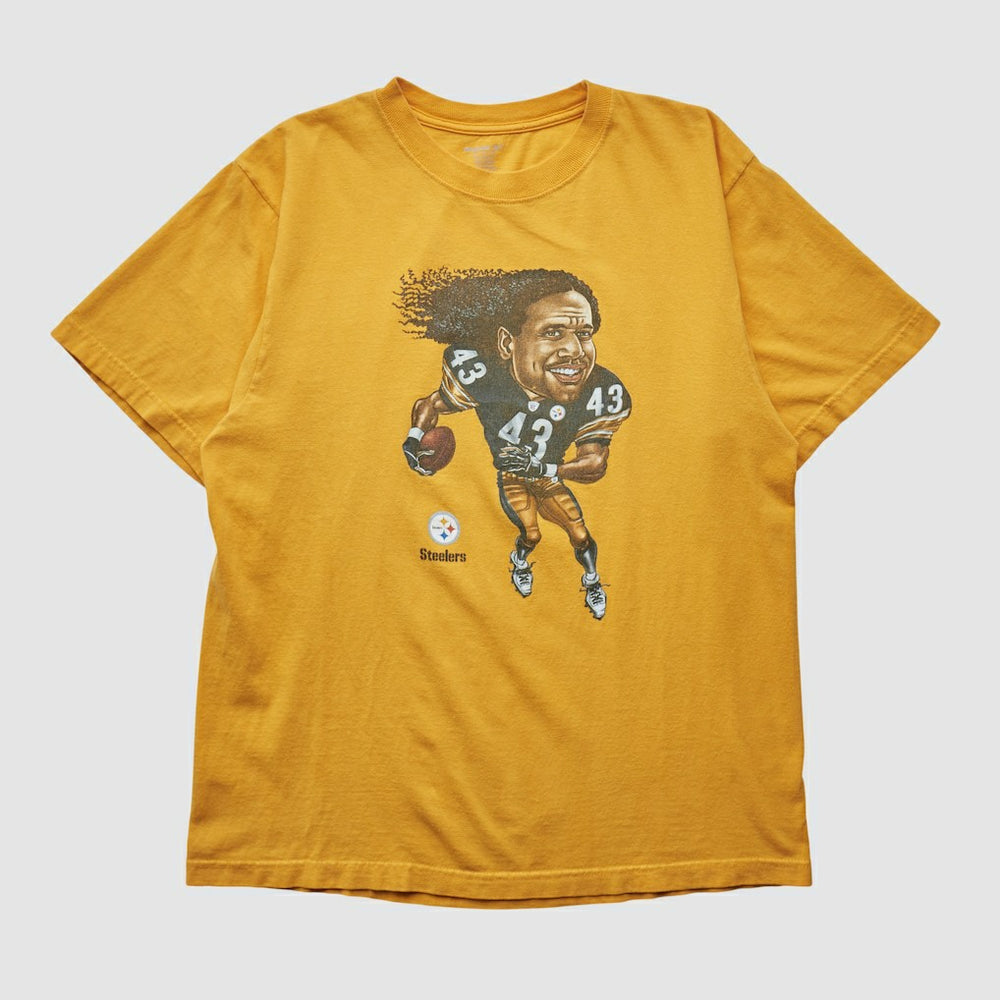 Pittsburgh Steelers Reebok 2000s T-shirt Yellow Vintage | Fanatics