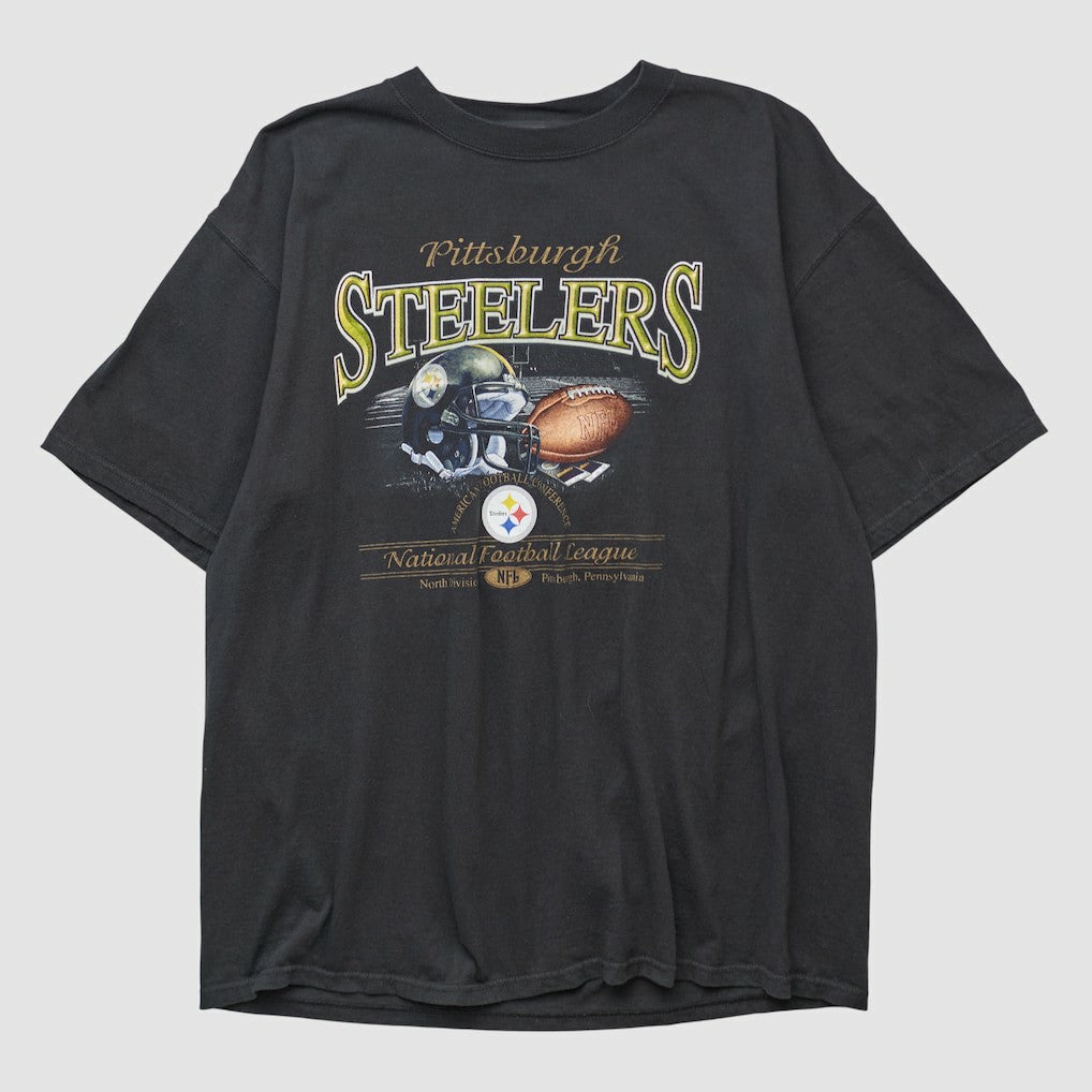 Pittsburgh Steelers NFL 2000s T-shirt Black Vintage | Fanatics
