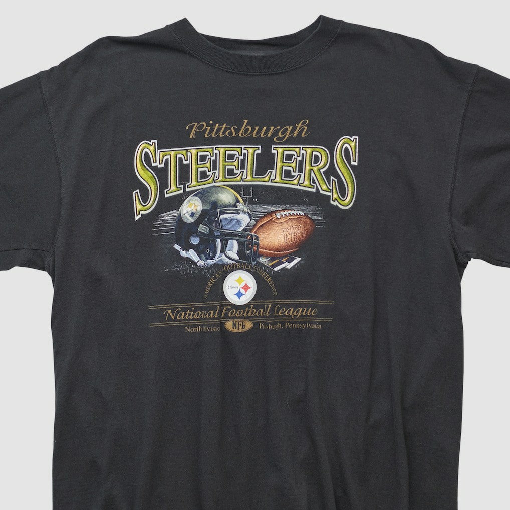 Pittsburgh Steelers NFL 2000s T-shirt Black Vintage | Fanatics