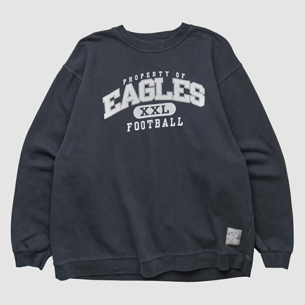 Philadelphia Eagles Reebok 2000s Pullover Sweatshirt Black Vintage | Fanatics
