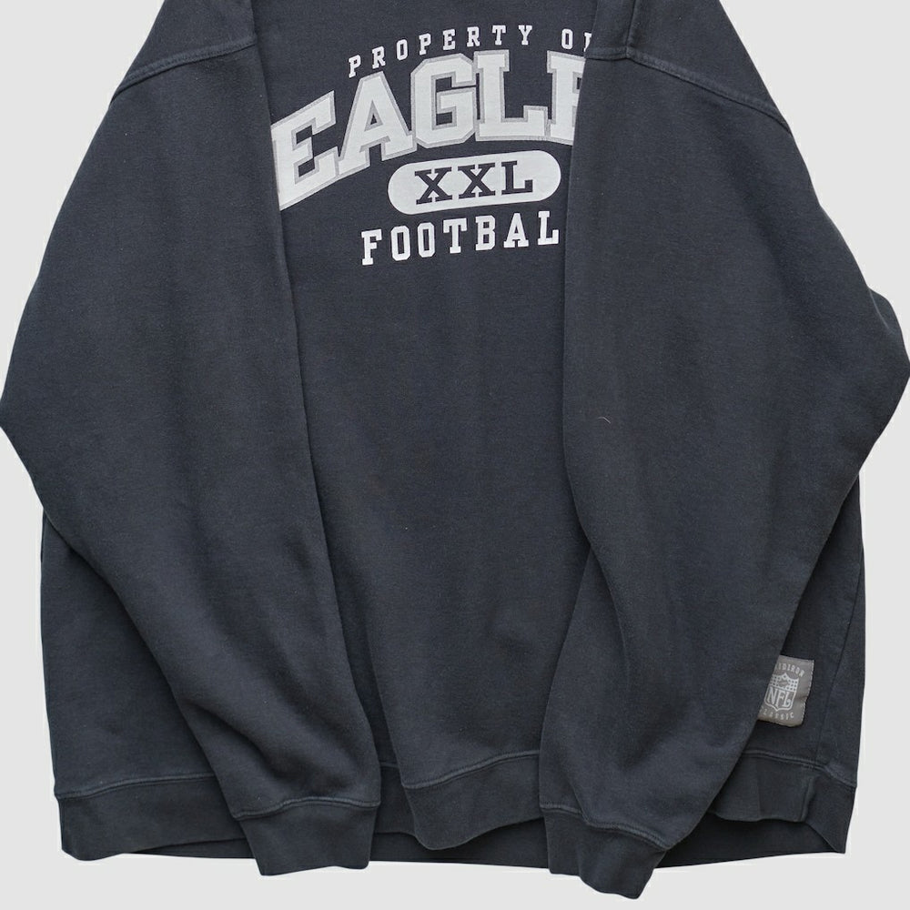 Philadelphia Eagles Reebok 2000s Pullover Sweatshirt Black Vintage | Fanatics