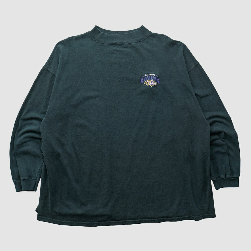Baltimore Ravens 90s Long Sleeve T-shirt Black Vintage | Fanatics