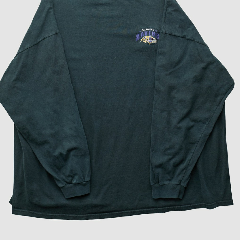 Baltimore Ravens 90s Long Sleeve T-shirt Black Vintage | Fanatics