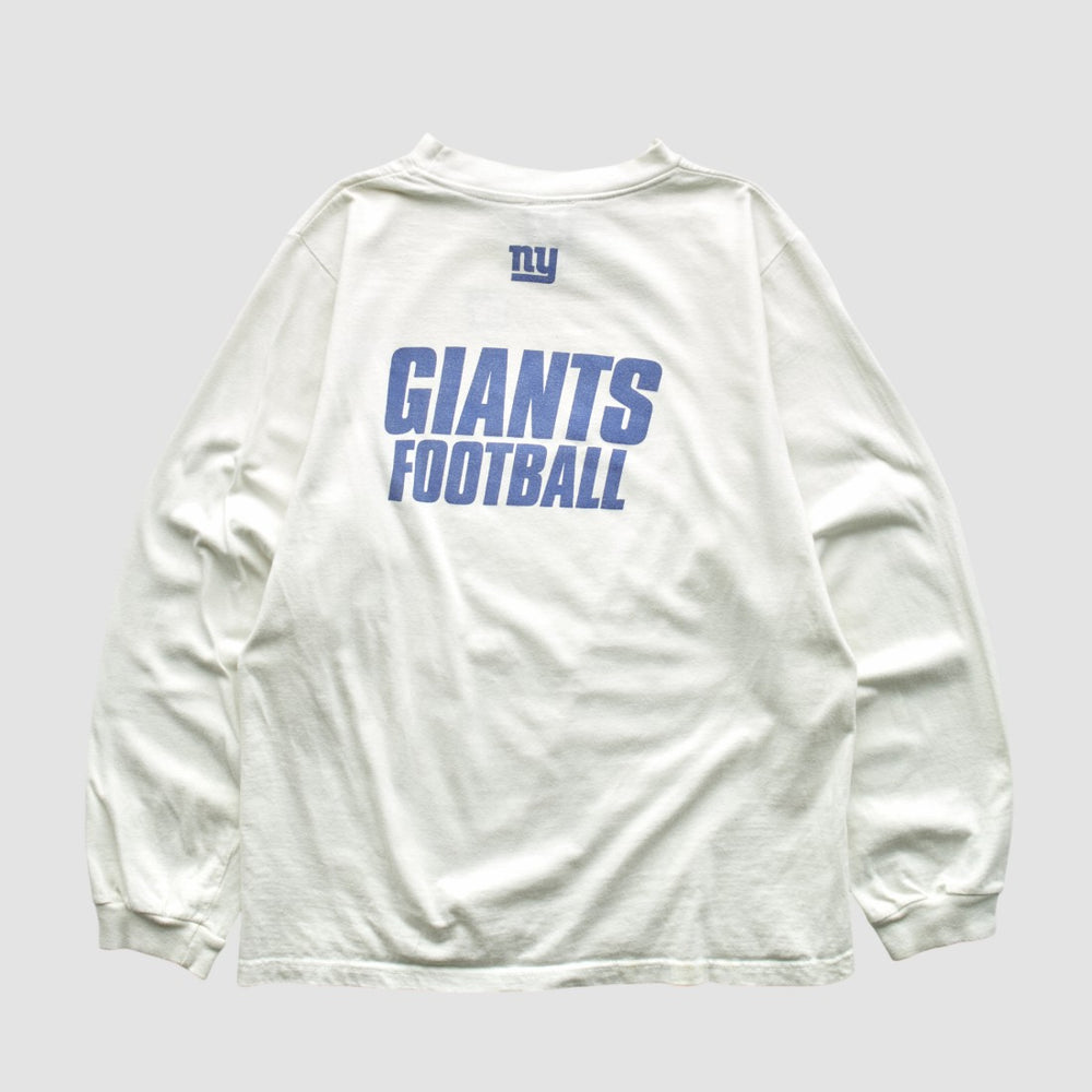 New York Giants 2000s Long Sleeve T-shirt White Vintage | Fanatics