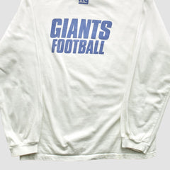 New York Giants 2000s Long Sleeve T-shirt White Vintage | Fanatics