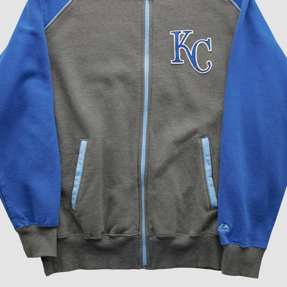 Kansas City Royals Majestic 2000s Full Zip Sweatshirt - MLB