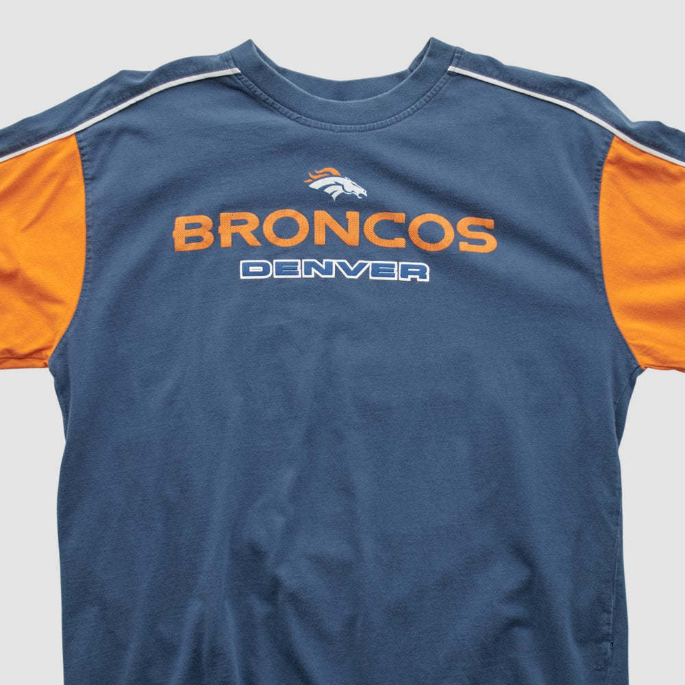 Denver Broncos NFL 2000s Long Sleeve T-shirt Navy Vintage | Fanatics