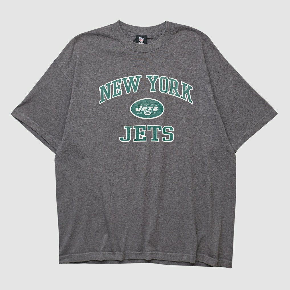 New York Jets NFL 2010s T-shirt Dark Heather Gray Vintage | Fanatics