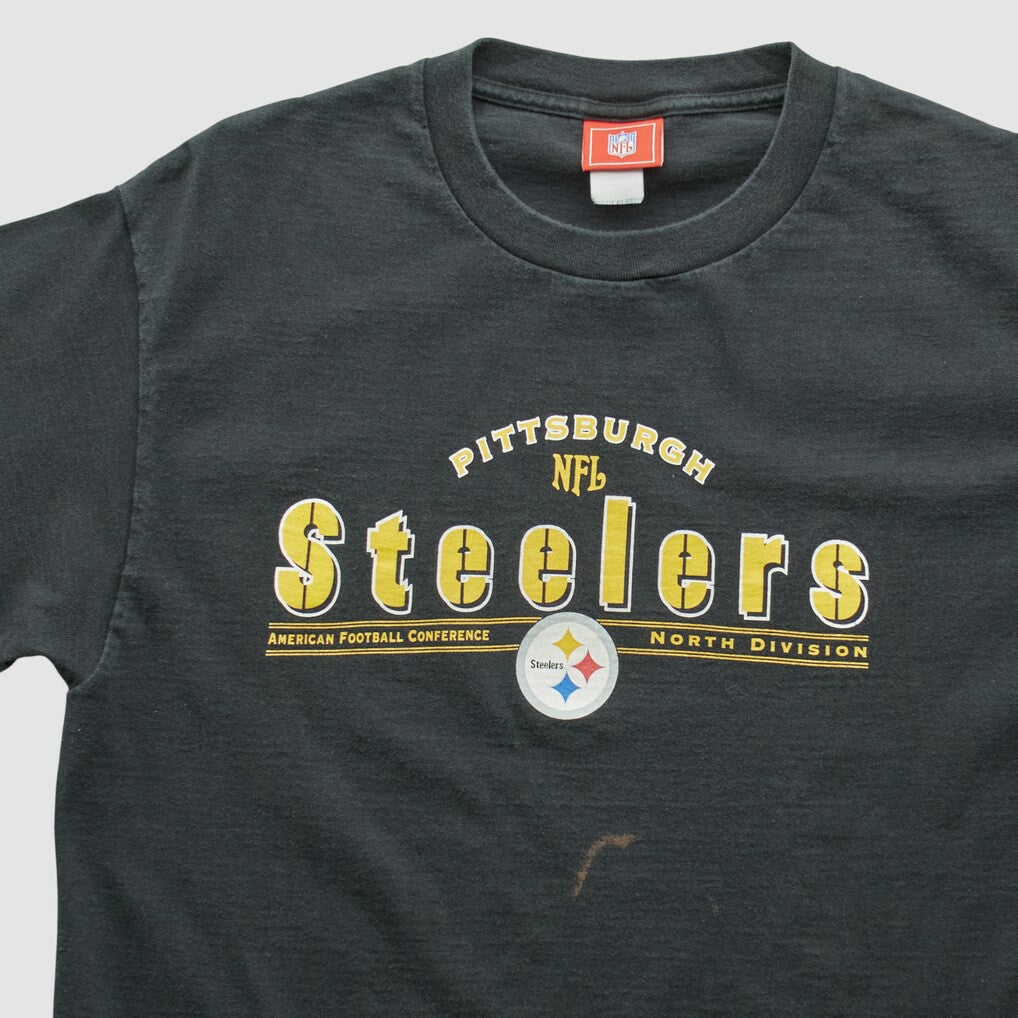 Pittsburgh Steelers NFL 2000s T-shirt Black Vintage | Fanatics