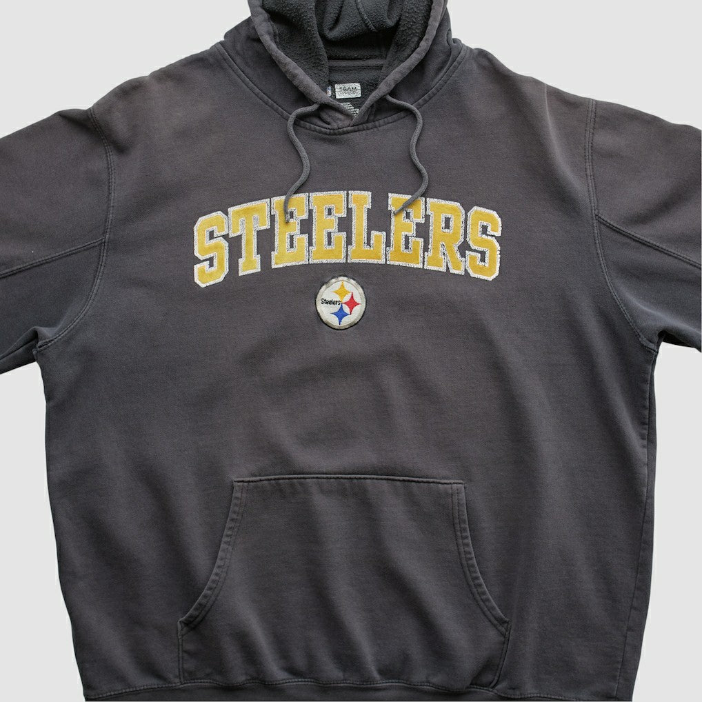 Pittsburgh Steelers NFL 2010s Hooded Pullover Sweatshirt Black Vintage | Fanatics