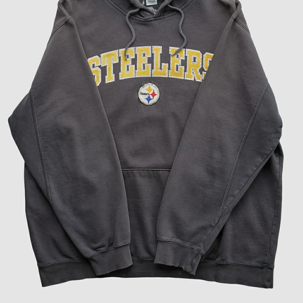 Pittsburgh Steelers NFL 2010s Hooded Pullover Sweatshirt Black Vintage | Fanatics