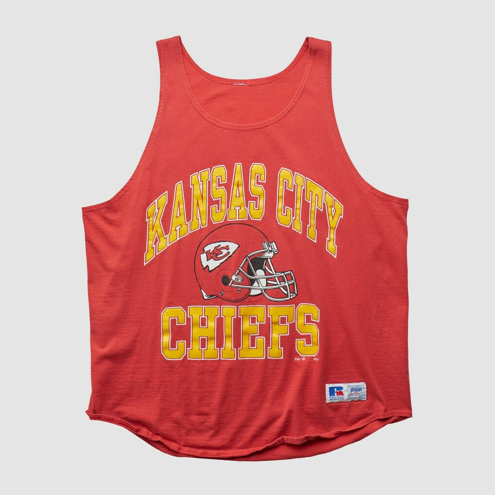 Kansas City Chiefs Russell 90s Tank Red Vintage | Fanatics