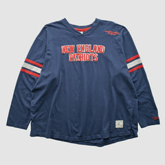 New England Patriots NFL 2000s Long Sleeve T-shirt Navy Vintage | Fanatics