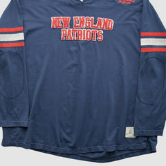 New England Patriots NFL 2000s Long Sleeve T-shirt Navy Vintage | Fanatics