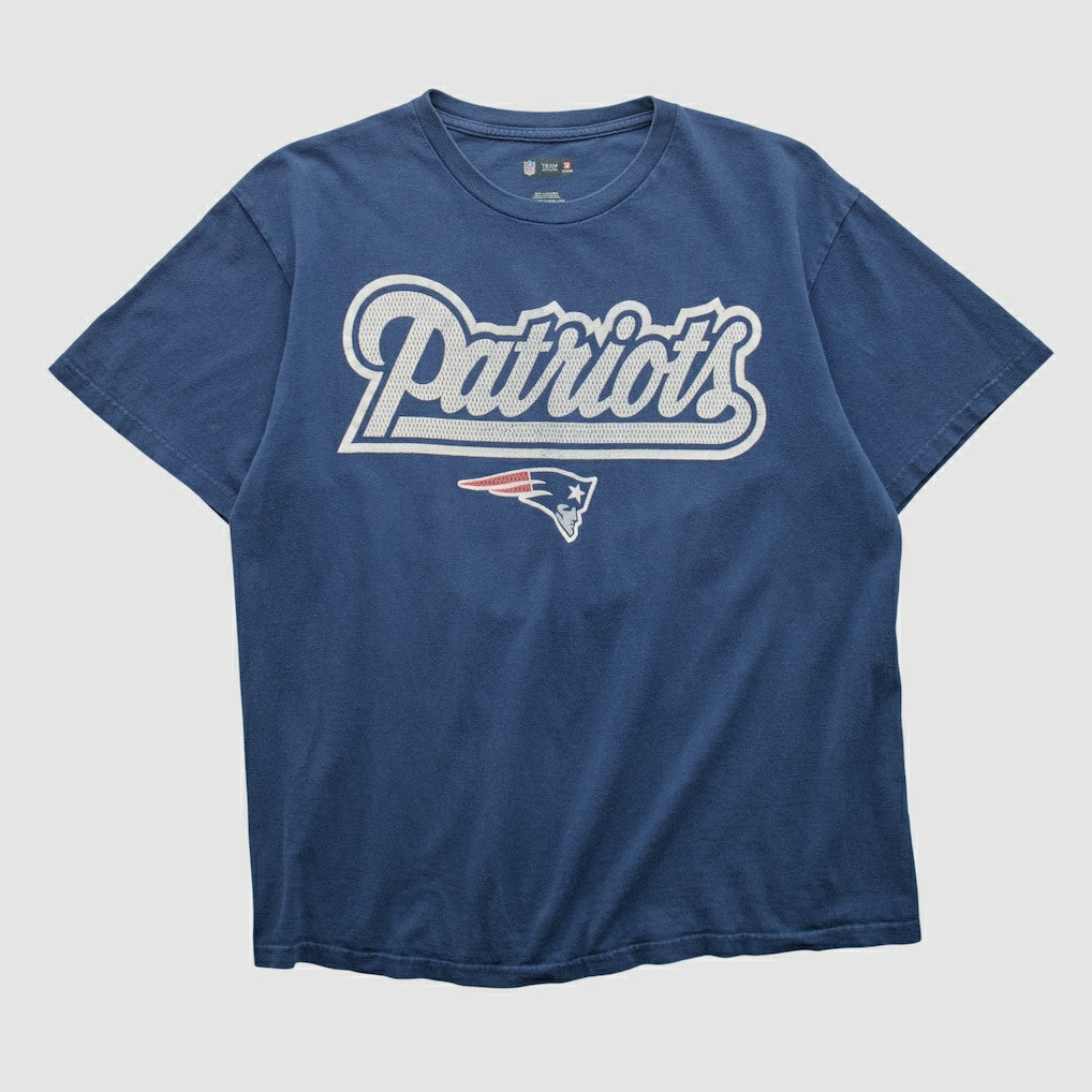 New England Patriots NFL 2000s T-shirt Navy Vintage | Fanatics