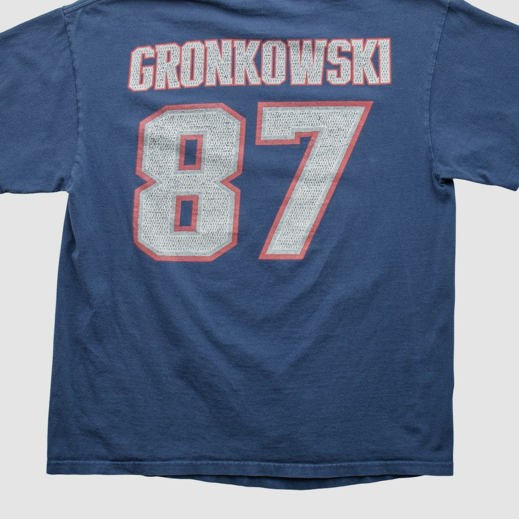 New England Patriots NFL 2000s T-shirt Navy Vintage | Fanatics