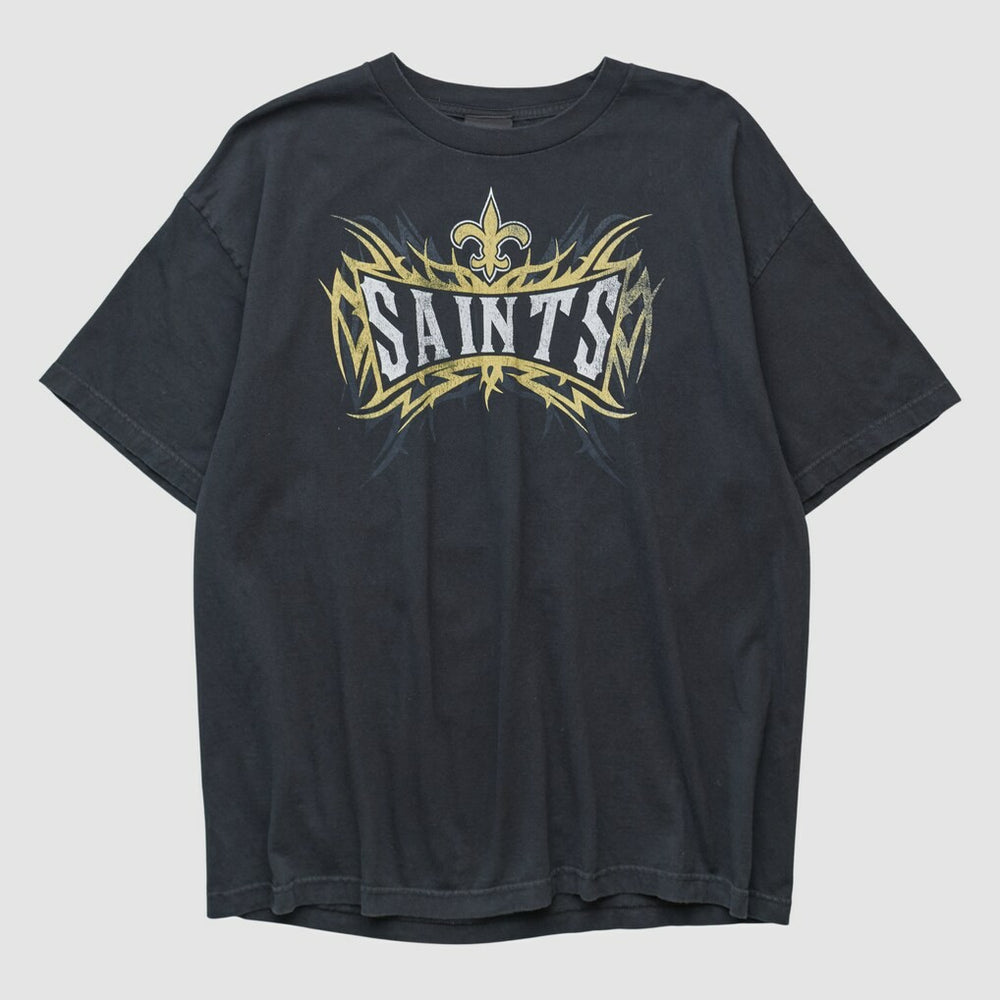 New Orleans Saints Reebok 2000s T-shirt Black Vintage | Fanatics