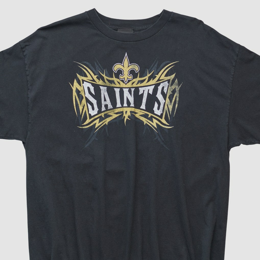 New Orleans Saints Reebok 2000s T-shirt Black Vintage | Fanatics