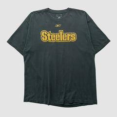 Pittsburgh Steelers Reebok 2000s T-shirt Black Vintage | Fanatics