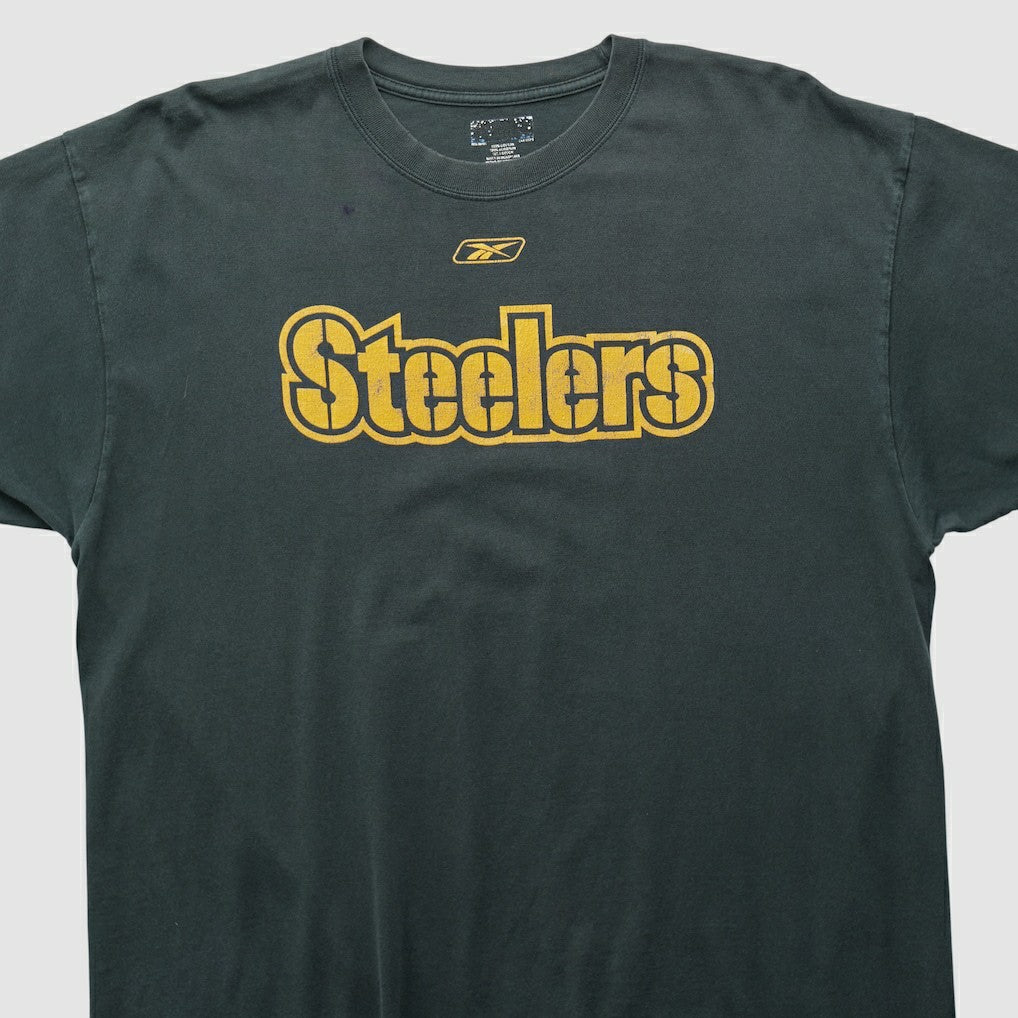 Pittsburgh Steelers Reebok 2000s T-shirt Black Vintage | Fanatics