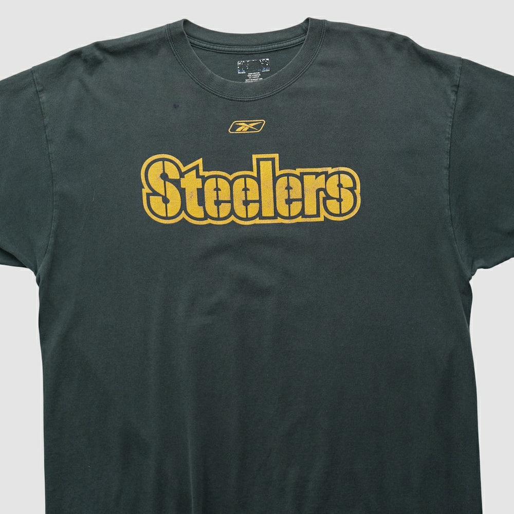 Pittsburgh Steelers Reebok 2000s T-shirt Black Vintage | Fanatics