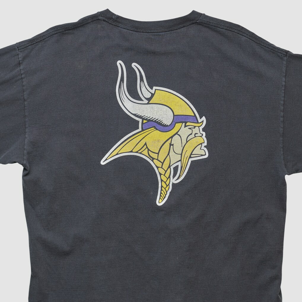 Minnesota Vikings NFL 2000s Long Sleeve T-shirt Black Vintage | Fanatics